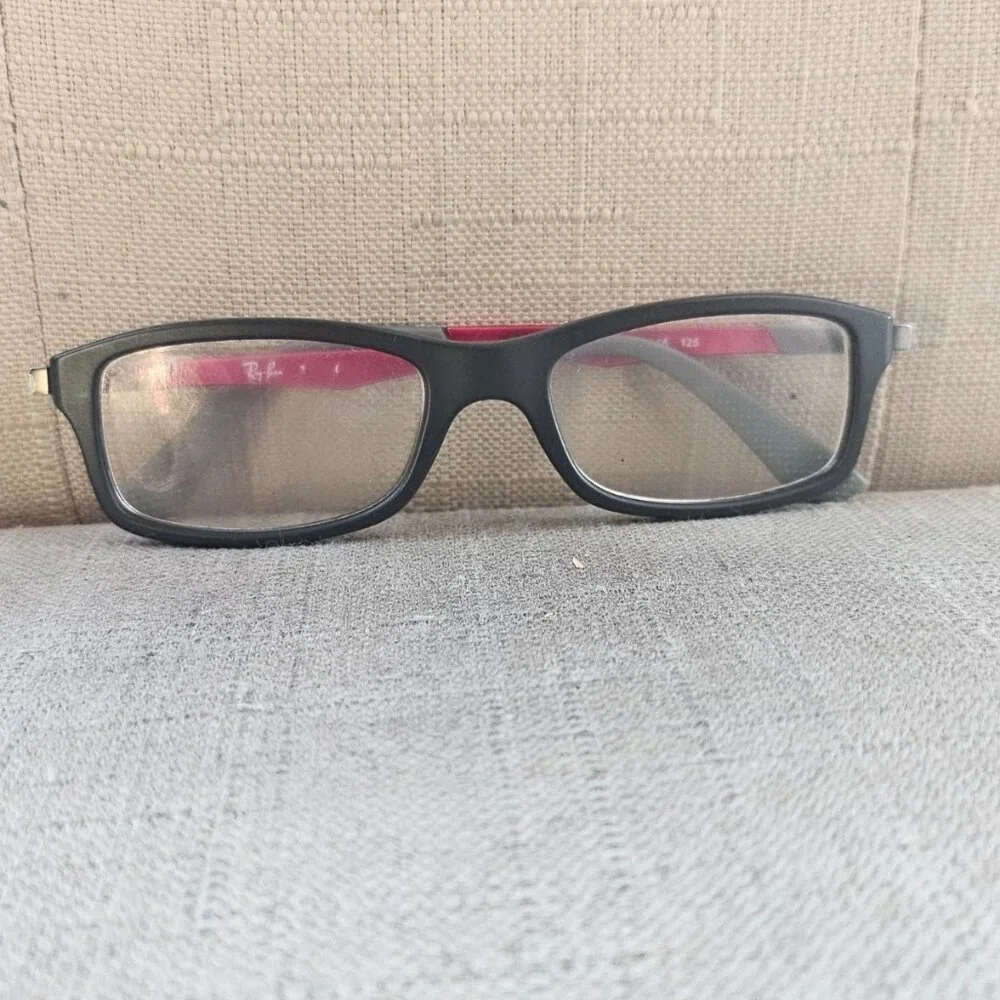 Ray-Ban Youth Kid Glasses Frame Black/Gray/Fuchsia Tone Eyewear RB1546 Eyeglass